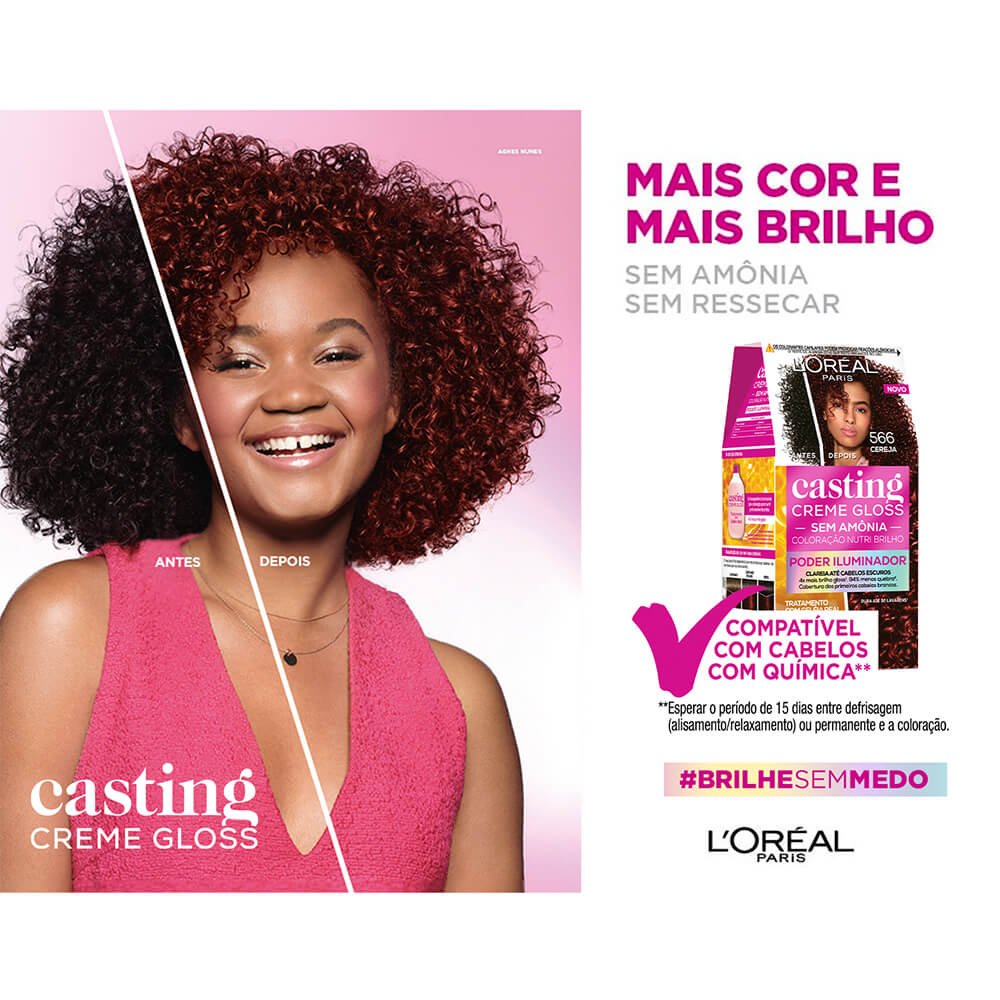 Imagem Mais Cor E Mais Brilho Casting Creme Gloss Poder Iluminador